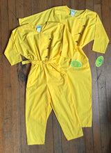 Load image into Gallery viewer, NOS vintage 1980s yellow jumpsuit {xs-m}