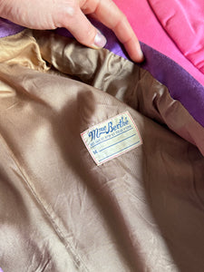 vintage 1950s PINK tuxedo jacket