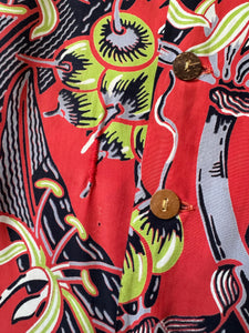 vintage 1940s Kamehameha Hawaiian shirt