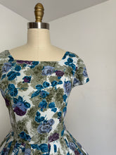 Load image into Gallery viewer, vintage 1950s floral dress {s}