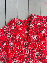 Load image into Gallery viewer, vintage 1950s 60s bandana top {s/m}