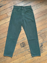 Load image into Gallery viewer, vintage 1990s green LEVIS 550s 28&quot;W