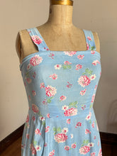 Load image into Gallery viewer, vintage 1940s floral sun dress {XL}