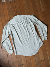 Load image into Gallery viewer, vintage 1950s green gingham long sleeve shirt