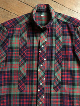 Load image into Gallery viewer, vintage 1950s unique wool plaid jacket shirt