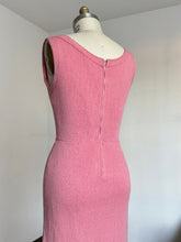 Load image into Gallery viewer, vintage 1960s pink knit dress {s-m}