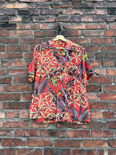 vintage 1940s Kamehameha Hawaiian shirt