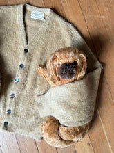 Load image into Gallery viewer, vintage 1950s 60s mohair cardigan sweater