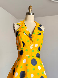 NOS vintage 1970s halter dress {s}