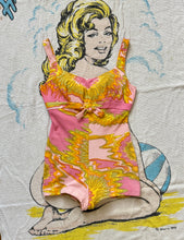Load image into Gallery viewer, vintage 1960s pink swimsuit {xs-s}
