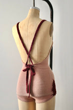 Load image into Gallery viewer, vintage 1930s pink wool swimsuit