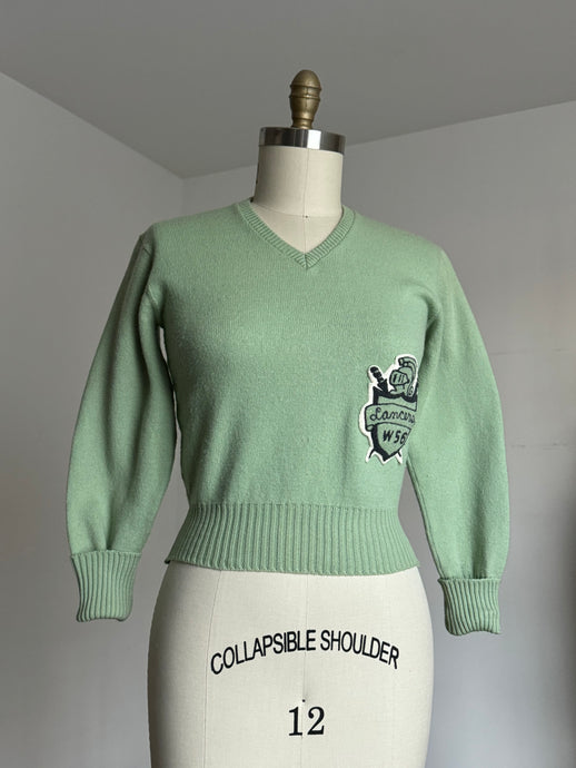 vintage 1950s varsity pullover sweater {xs-m}