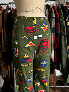 vintage 1960s US ARMY novelty pants