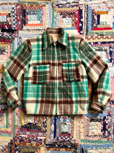 Load image into Gallery viewer, vintage 1940s plaid jacket
