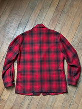 Load image into Gallery viewer, vintage 1960s plaid 49er blazer jacket