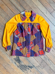 vintage 1960s smock blouse {s/m}