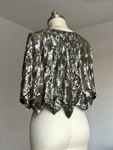 Load image into Gallery viewer, vintage 1930s French sequin cape