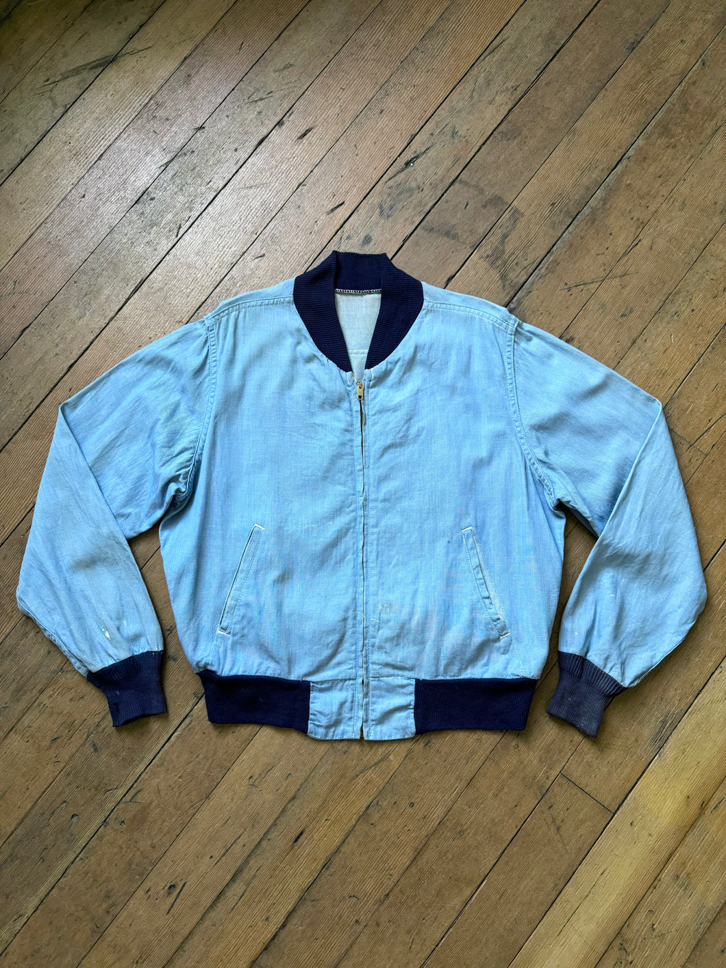 vintage 1950s chambray jacket