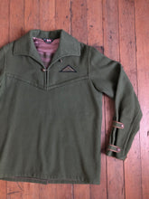 Load image into Gallery viewer, vintage 1940s Woolrich ARCHERY pullover wool shirt