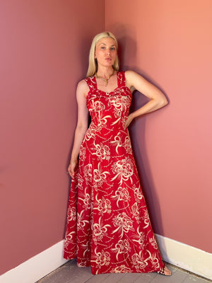 vintage 1930s floral gown {s}
