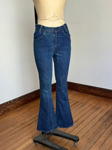 vintage 1970s Big E Levis  746 denim jeans flares bell bottoms 30W