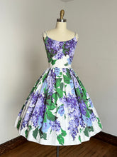 Load image into Gallery viewer, vintage 1950s floral sun dress {s}