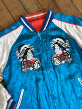 Load image into Gallery viewer, vintage 90s reproduction Geisha Sukijan souvenir jacket - reversible