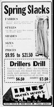 Load image into Gallery viewer, NOS vintage 1960s GWG Driller Drill slacks 30&quot;/31&quot; waist