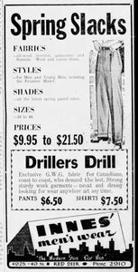 NOS vintage 1960s GWG Driller Drill slacks 30"/31" waist