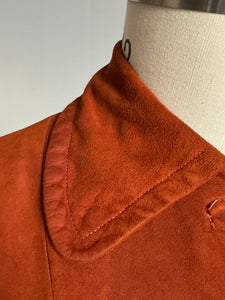 vintage 1940s suede coat {m/L}