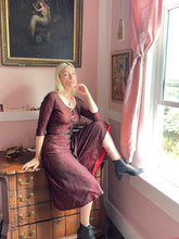 Load image into Gallery viewer, vintage 1960s lace jumpsuit lounge wear {xs}