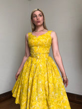 Load image into Gallery viewer, vintage 1950s Jerry Gilden sun dress {xs}