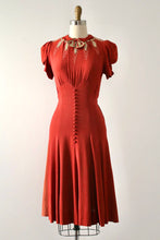 Load image into Gallery viewer, vintage 1930s rayon crepe dress