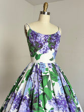 Load image into Gallery viewer, vintage 1950s floral sun dress {s}