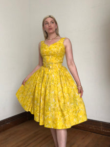 vintage 1950s Jerry Gilden sun dress {xs}