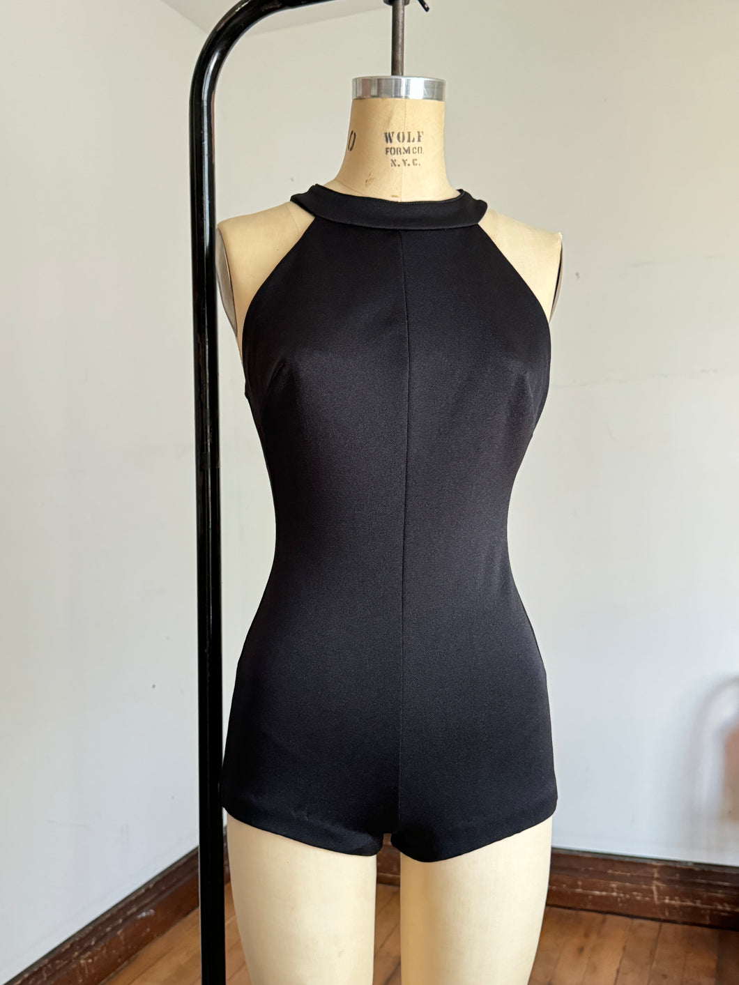 vintage 1960s black Cole of California swimsuit {xs-m}