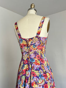 vintage 1930s floral maxi dress {xs}