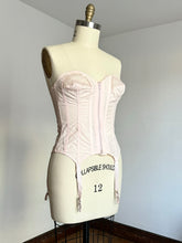 Load image into Gallery viewer, vintage 1950s pink bustier bralette bra {m}