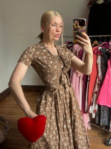 vintage 1950s Jerry Gilden dress set {xs}