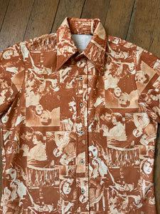 vintage 1970s Hollywood shirt