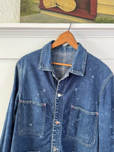 Load image into Gallery viewer, vintage 1950s King of the Road denim chore coat