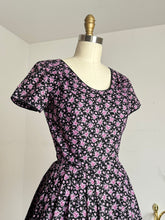 Load image into Gallery viewer, vintage 1950s Jerry Gilden floral cotton dress {xs}