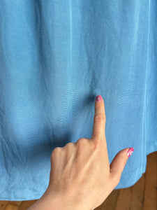 vintage 1950s blue party dress {s} as-is