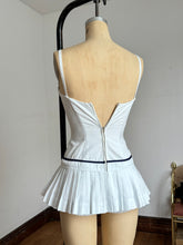 Load image into Gallery viewer, vintage 1950s nautical swimsuit by Petti {xs}