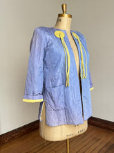 Load image into Gallery viewer, vintage 1940s Textron quilted bed jacket {L}