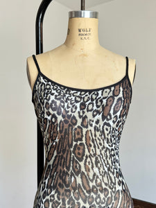 vintage 1960s LEOPARD Cole of California swimsuit {xxs}