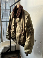 Load image into Gallery viewer, vintage 1950s nylon B-15 flight jacket bomber