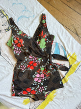 Load image into Gallery viewer, vintage 1960s floral swimsuit {xs-m}