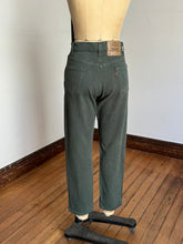 Load image into Gallery viewer, vintage 1990s green LEVIS 550s 28&quot;W