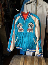 Load image into Gallery viewer, vintage 90s reproduction Geisha Sukijan souvenir jacket - reversible